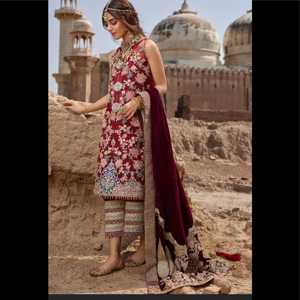 Crimson by saira shakira Pakistani designers